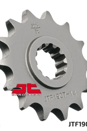 JT SPROCKETS - FRONT STEEL 14T, 428 - Sprockets - 14T Staal Gratis Verzending